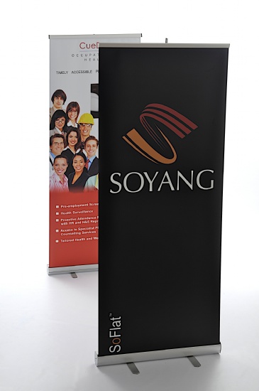 Direct print Non Curl pull up banner material